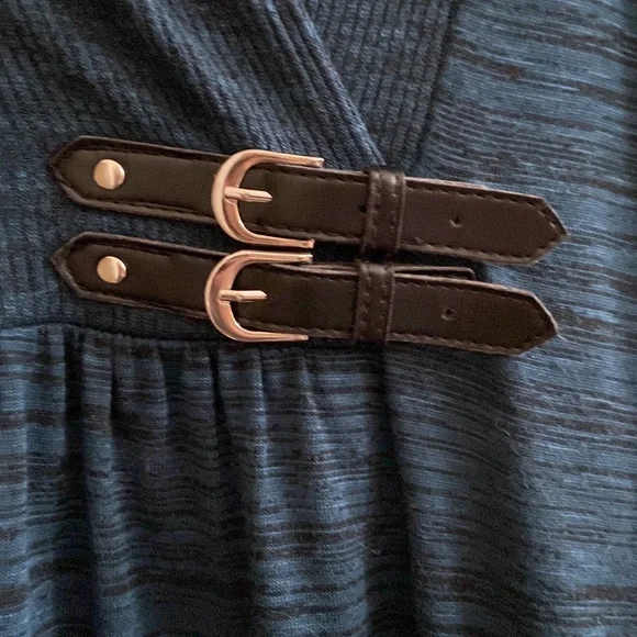 Teal coloured sweater like dress in size M - Picture 2 of 4